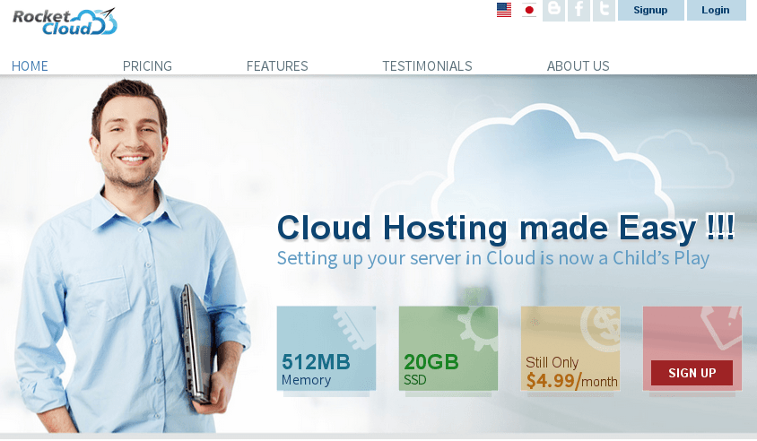 Cloud hosting