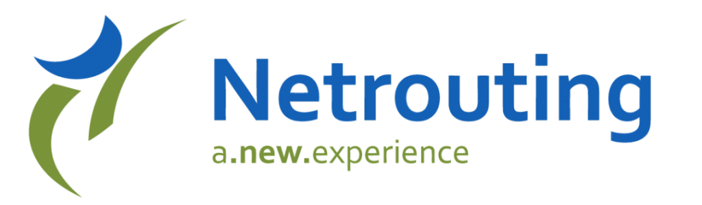 NetRouting-Logo – globaler Tier-1-Kunde von Carmatec im Bereich Rechenzentren und Cloud-Infrastruktur