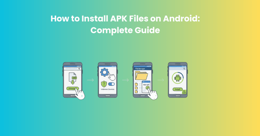 installer des fichiers APK sur Android