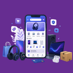 electronics e-commerce mobile application